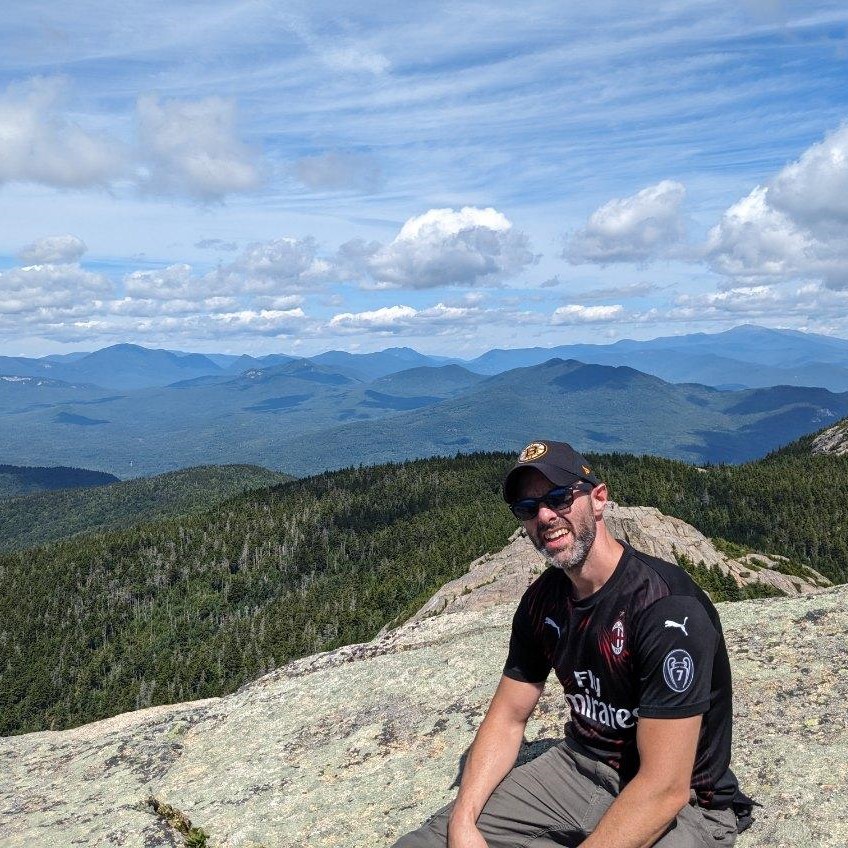 Photo of me on summit of Mount Chocorua