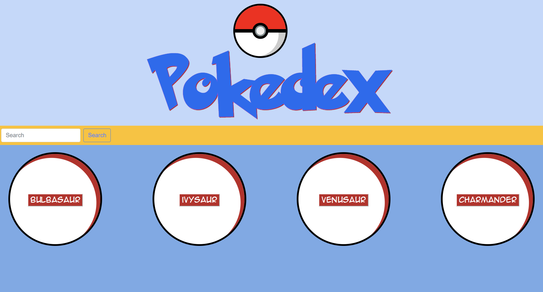 Pokemon home page